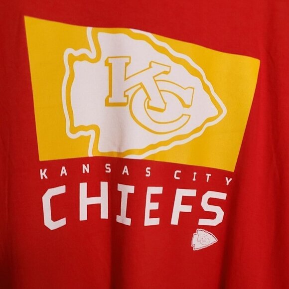 NFL Team Apparel Kansas City Chiefs New Red Long Sleeve Shirt Large - Picture 3 of 6